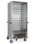 Colonna portapiatti refrigerante dotata di griglie cm 83x77x190h