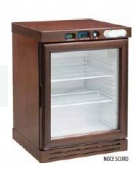 CANTINETTA BASSA IN LEGNO PER VINI REFRIGERATA STATICA - CM 64X61X87H - COLORI : NOCE SCURO , NOCE CHIARO O WENGE'