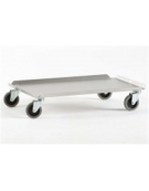 Carrello Portacassette cm.60X40 Acciaio inox 12/10