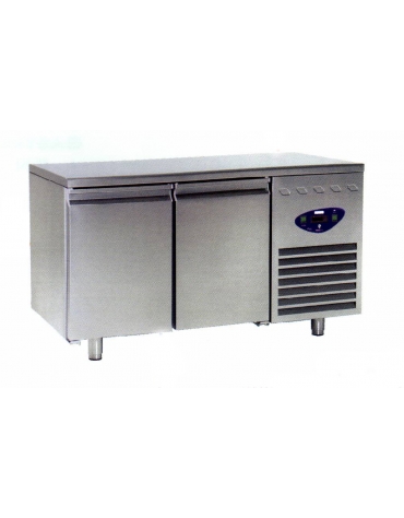 Tavolo refrigerato 2 Porte Dimensioni Cm.140x60x85h