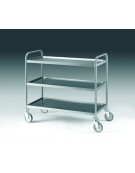 CARRELLO ACCIAIO INOX 3 RIPIANI  CM 109X59X96H