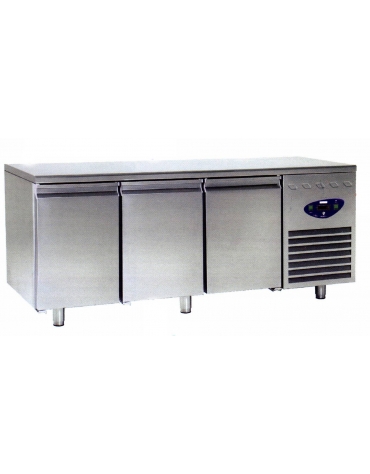 Tavolo refrigerato 4 Porte Dimensioni Cm.233x60x85h