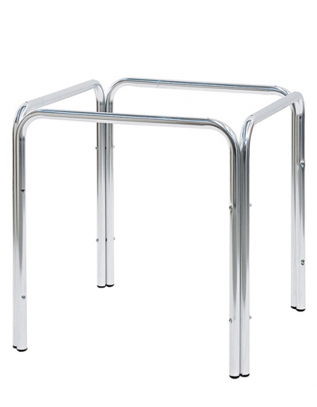 Base per tavolo 72x60 cm con gambe tavolo a forma di X acciaio verniciato