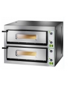 Forno pizza elettrico professionale 2 Camere da 4+4 Pizze - Dimensioni interne cm 72x78x14h