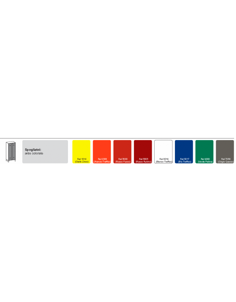 Armadio portascope 60 x 40 x 180 cm, maniglia