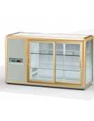 Vetrinetta espositiva refrigerata colore bronzo mm 1200x543x715h