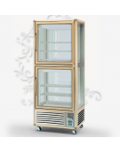 Vetrina espositiva verticale refrigerata. Adatta per pasticceria e gastronomia mm 810x643x1225h