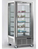 Vetrina verticale con refrigerazione STATICA adatta per gelateria 900x680x1910h