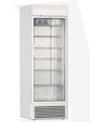 Vetrina espositiva verticale refrigerata con ripiani a griglie mm  680x655x2090h