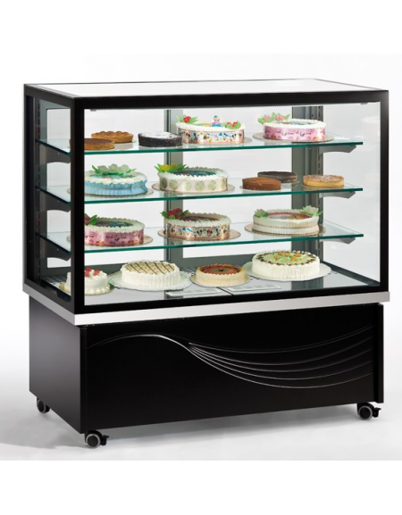 Vetrina Neutra per Pasticceria Tec - Capacità 380 Lt - Potenza 30 W mm 940x742x1370h