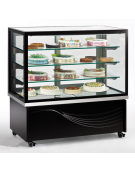 Vetrina Neutra per Pasticceria - 3 Ripiani - Capacità 550 Lt - Potenza 30 W - mm 1340x720x1370h