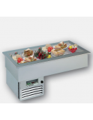 Vasca da Incasso Refrigerata per Gastronomia - Vasca Statica - mm 2062x750x562h