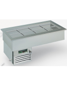 Vasca refrigerata Gastronomia capacità 5 vasche Gn1/1 mm L1772xP792xH562