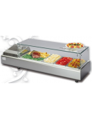 Espositore Da Banco refrigerato Bacinelle GN (tutti i formati GN H MAX. 10 cm) mm L1200XP380XH238