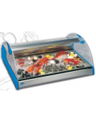 Espositore Da Banco refrigerato per pesce Dim.mm L720XP900XH430