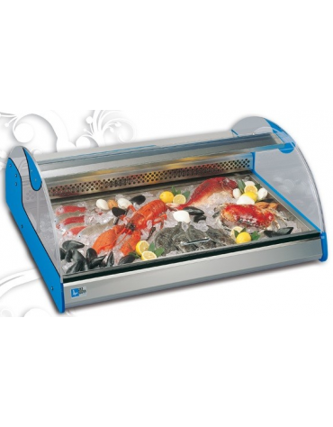 Espositore Da Banco refrigerato per pesce Dim.mm L720XP900XH430