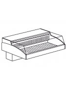 Vetrina refrigerata da appoggio Doppio evaporatore -  self service mm 756x790x575h