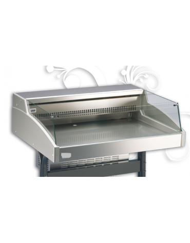 Vetrina refrigerata da appoggio  doppio evaporatore - Self Service mm 756x939x296h