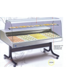 Vetrina refrigerata da appoggio statica per pasticceria mm 1313x1018x702h