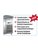 Tavolo refrigerato congelatore negativo cm. 136x70x85h