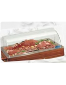 Carrello refrigerato per pesce cm 117x63,5x115h