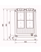 Banco N° 8+8 Pozzetti gelati - A GLICOLE (Carapine incluse)