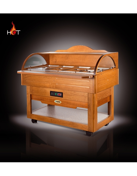 Carrello Caldo Buffet N° 4 GN 1/1