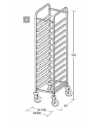 Carrello portavassoi - Portata 12 vassoi EN - EUROTHERM