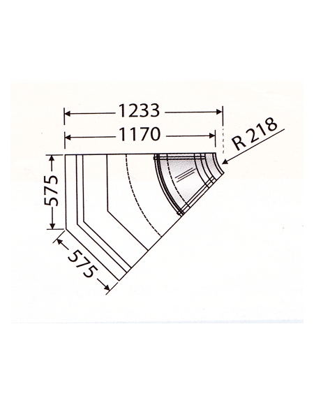 Banco ventilato VCP - Angolo 45° interno