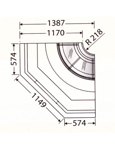 Banco ventilato VCP - Angolo 90° interno