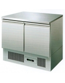 Tavolo saladette refrigerato 2 sportelli per sandwich +2°+8°C - cm 90x70x87h