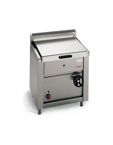 Brasiera a gas ribaltabile Lt. 60- Vasca inox/FE