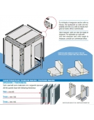 Cella frigorifera modulare industriale da cm. 734x414x207h