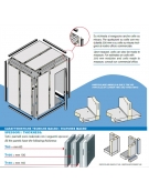 Cella frigorifera modulare industriale da cm. 294x134x247h