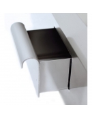 Fry Top da banco elettrico piastra liscia cromata cm 30x60x28h