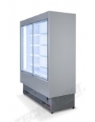 Murale refrigerato INOX con porte scorrevoli cm 133x81x204h