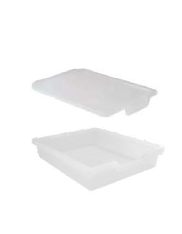 CASSETTO PLASTICA TRASPARENTE CM 32X38X8h