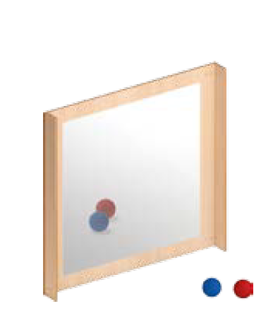 QUIOLA' SPECCHIO 100cm 105x100h