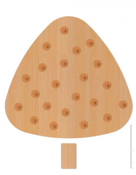 ALBERO DEI POMELLI 2 CM. 125X150H