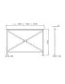 Barriera standard zincata e verniciata cm 100