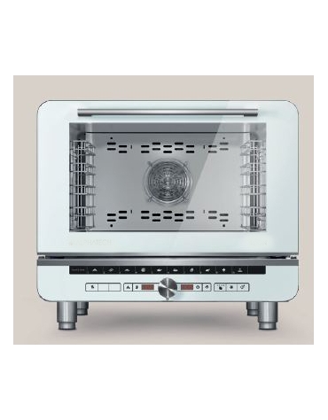 Forno professionale elettrico con umidificatore N° 4 Teglie 460 x 340 mm - Comandi touch screen