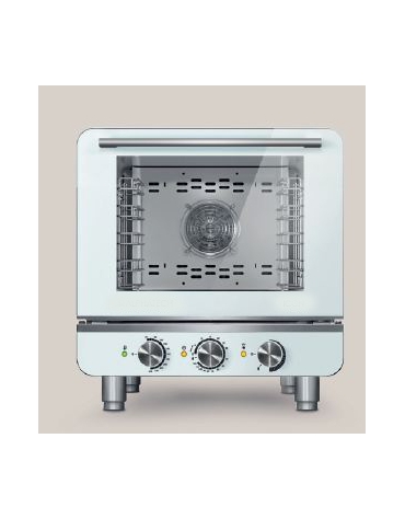 Forno professionale elettrico con umidificatore N° 4 Teglie GN 2/3 - Comandi elettromeccanici