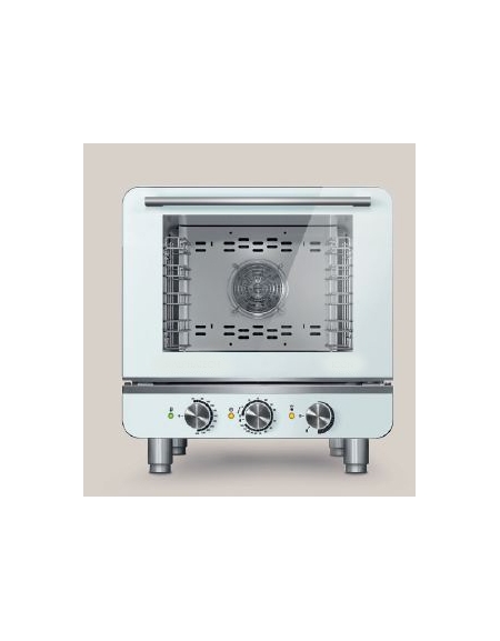 Forno professionale elettrico con umidificatore N° 4 Teglie GN 1/1 - Comandi elettromeccanici