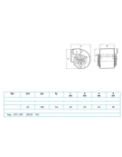Ventilatore centrifugo doppia aspirazione per uso interno o esterno - Modello 7/7