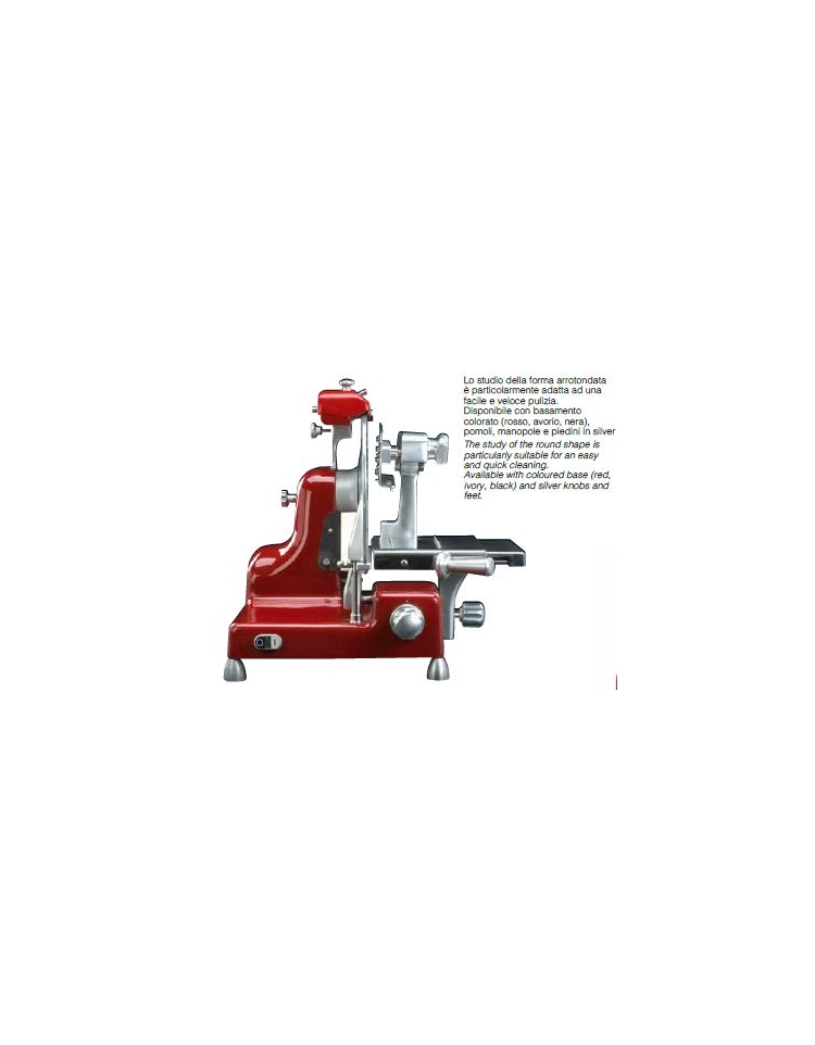 Affettatrice verticale professionale per salumeria lama 37 - Capacità di  taglio cm 35x26,5 - Corsa carrello cm 37 - Affettasalum