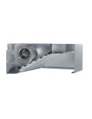 Cappa inox cubica a parete con aspiratore cm. 220x90x40h