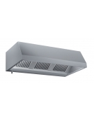 Cappa inox a parete cm. 216x110x55h