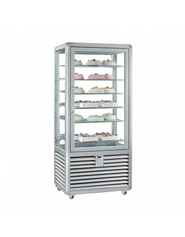 VETRINA GELATERIA VERTICALE STATICA CM 90X62X186H