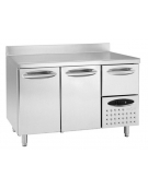 Tavolo refrigerato 2 sportelli cm 147x60x85h