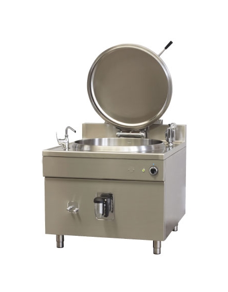 PENTOLA ELETTRICA RISCALDAMENTO INDIRETTO 200 LT CON AUTOCLAVE